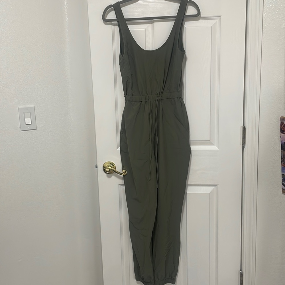 Cinch-Waist Jumpsuit (Abercrombie)